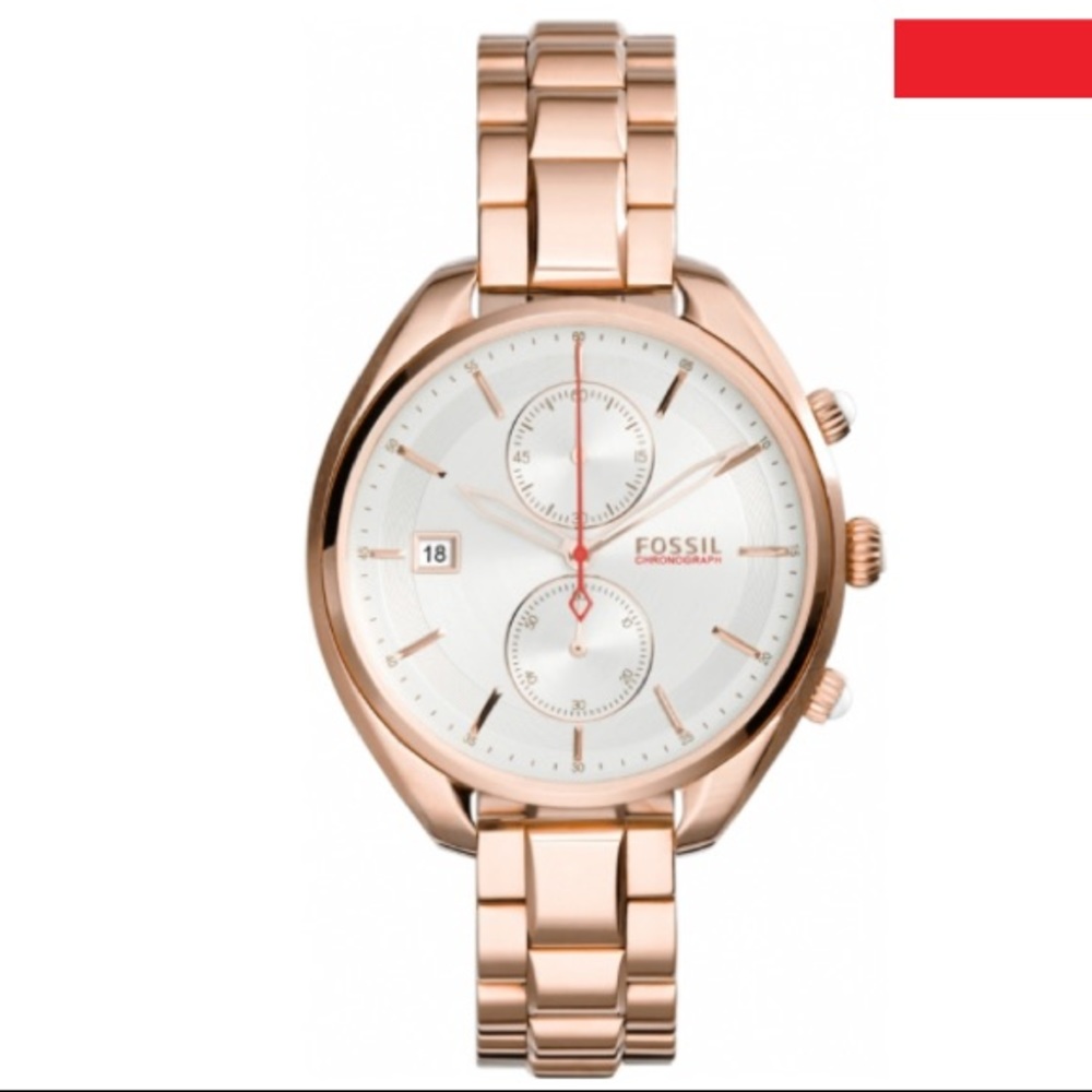 Fossil Land Racer Rose Gold-Tone Stainless Steel